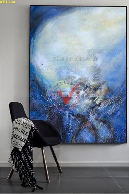 File ảnh gốc File tranh hiện đại Sơn Dầu AT1130 không vỡ nét