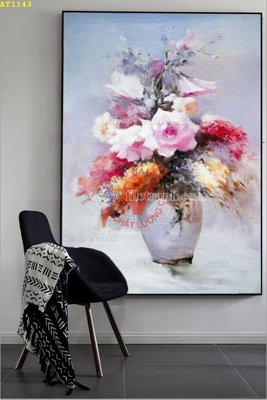 File ảnh File tranh hiện đại Sơn Dầu AT1143 (gốc) in PP, decal