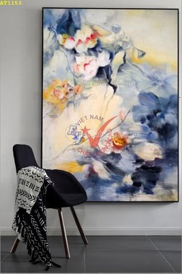 File gốc File tranh hiện đại Sơn Dầu AT1153 (trang trí) phòng trẻ em