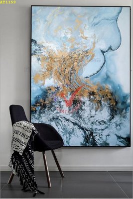 File tranh File tranh hiện đại Sơn Dầu AT1159 (gốc) in trên kính