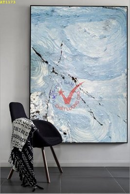 Download file File tranh hiện đại Sơn Dầu AT1173 (gốc) in mica bàn thờ