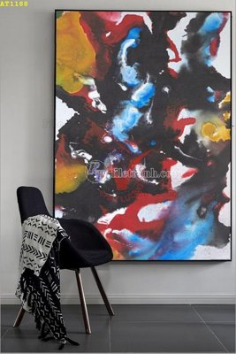 File in ấn File tranh hiện đại Sơn Dầu AT1188 (bản gốc) sắc nét