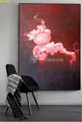 File gốc File tranh hiện đại Sơn Dầu AT1195 (phong cách) tối giản