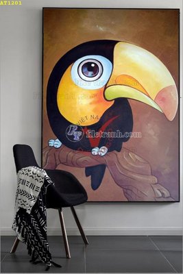 File in trần File tranh hiện đại Sơn Dầu AT1201 (bản gốc) đại dương