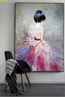 Tải file tranh File tranh hiện đại Sơn Dầu AT1231 (gốc) tại Filetranh.com