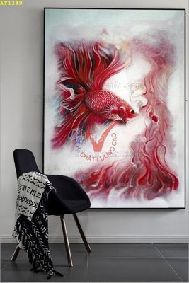 File tranh ảnh gốc File tranh hiện đại Sơn Dầu AT1249 dùng cho in khổ lớn