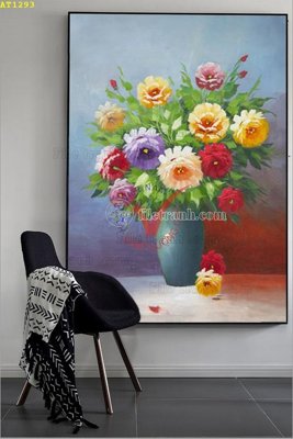 Tải file File tranh hiện đại Sơn Dầu AT1293 (gốc) in ấn chất lượng