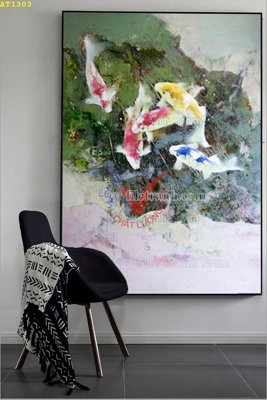 Ảnh mô tả file gốc in mica File tranh hiện đại Sơn Dầu AT1303