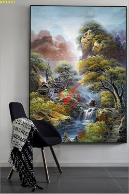 File tranh quảng cáo File tranh hiện đại Sơn Dầu AT1321 (file gốc) chuyên nghiệp