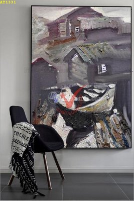 File gốc in mica File tranh hiện đại Sơn Dầu AT1331 chất lượng