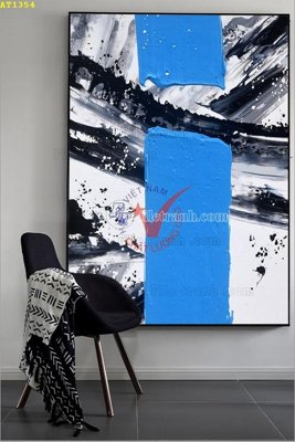 File gốc File tranh hiện đại Sơn Dầu AT1354 (in ấn) màu sắc trung thực