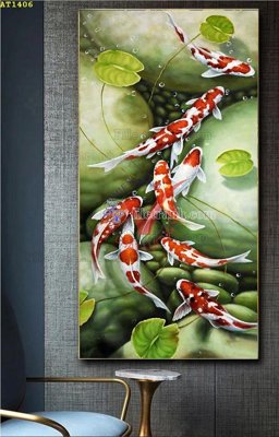 Hình ảnh gốc File tranh hiện đại Sơn Dầu AT1406 (để in khổ lớn)