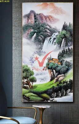 Download file gốc File tranh hiện đại Sơn Dầu AT1420 (in mica) 3D