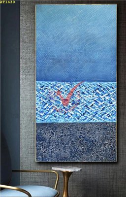 File ảnh File tranh hiện đại Sơn Dầu AT1430 (gốc) cho trang trí nội thất