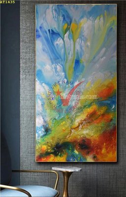 File ảnh gốc File tranh hiện đại Sơn Dầu AT1435 không vỡ nét