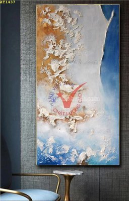 File tranh gốc File tranh hiện đại Sơn Dầu AT1437 (bản quyền) độc đáo