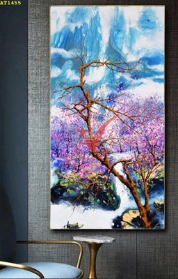 File tranh gốc File tranh hiện đại Sơn Dầu AT1455 (bản quyền) độc đáo