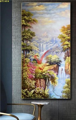 File in ấn File tranh hiện đại Sơn Dầu AT1484 (bản gốc) chất lượng cao