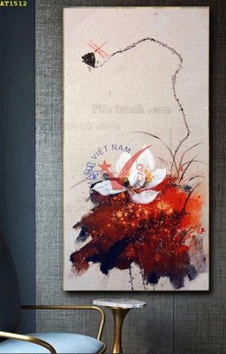 File in ấn File tranh hiện đại Sơn Dầu AT1512 (bản gốc) cao cấp