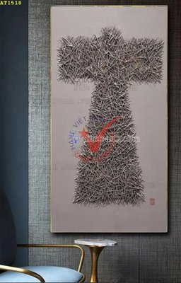 Chi tiết file tranh tráng gương File tranh hiện đại Sơn Dầu AT1518 (ảnh gốc)