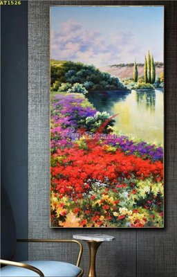 Tải file File tranh hiện đại Sơn Dầu AT1526 (gốc) làm tranh treo tường
