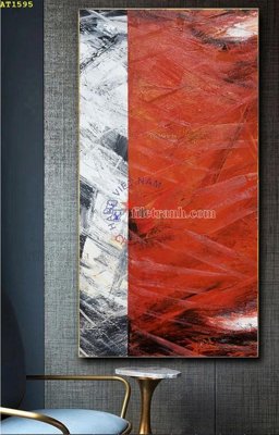 File gốc File tranh hiện đại Sơn Dầu AT1595 (trang trí) phòng làm việc