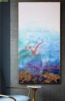 File gốc File tranh hiện đại Sơn Dầu AT1608 (in lụa) tranh thuận buồm