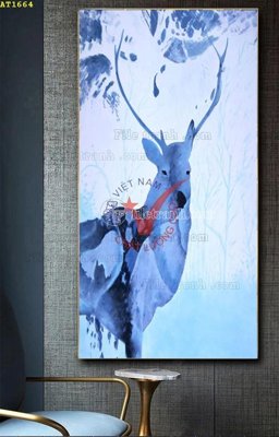 File ảnh File tranh hiện đại Sơn Dầu AT1664 (gốc) in poster