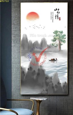 File tranh in mica File tranh hiện đại Sơn Dầu AT1712 (độ phân giải cao)