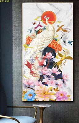 Download file File tranh hiện đại Sơn Dầu AT1730 (gốc) in mica ốp bếp