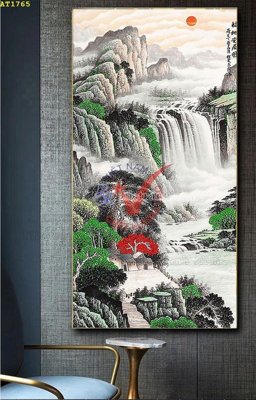 File PSD File tranh hiện đại Sơn Dầu AT1765 (nguyên gốc) chất lượng cao