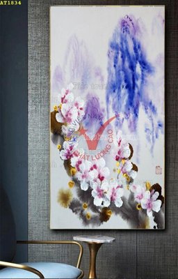 File in ấn cao cấp File tranh hiện đại Sơn Dầu AT1834 (file gốc)