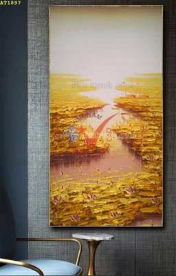 File ảnh File tranh hiện đại Sơn Dầu AT1897 (gốc) trang trí khách sạn