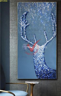 File in lụa File tranh hiện đại Sơn Dầu AT1904 (hoa văn) File tranh hiện đại Sơn Dầu AT1904