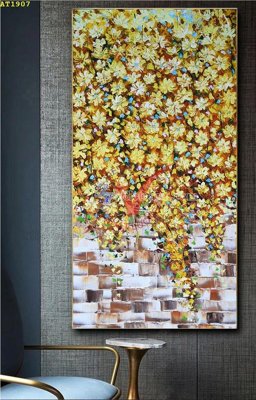 File gốc File tranh hiện đại Sơn Dầu AT1907 (cho in ấn) từ kho Filetranh