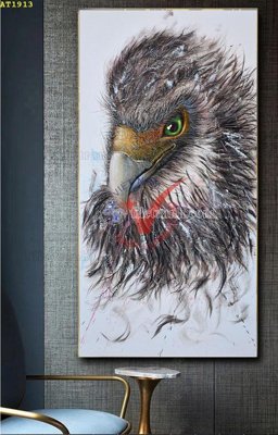 File gốc File tranh hiện đại Sơn Dầu AT1913 (in mica) trang trí