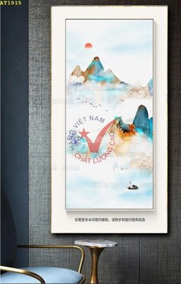 File gốc File tranh hiện đại Sơn Dầu AT1915 (phong cách) cổ điển