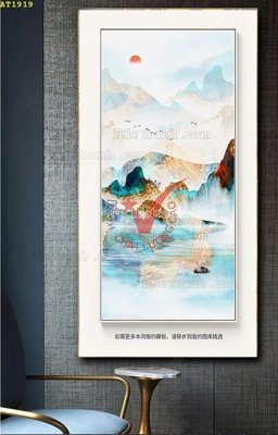 File tranh File tranh hiện đại Sơn Dầu AT1919 (gốc) in vải canvas