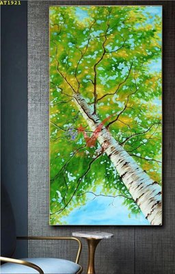 File in trần File tranh hiện đại Sơn Dầu AT1921 (bản gốc) 5D