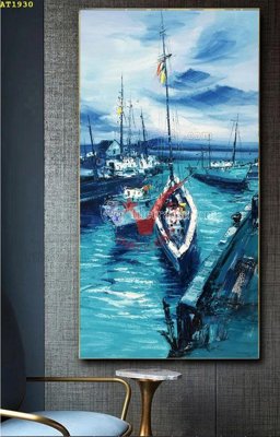 Tải file File tranh hiện đại Sơn Dầu AT1930 (gốc) chủ đề hoa sen