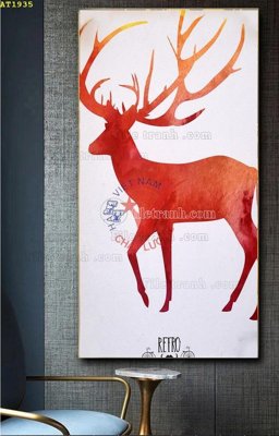 File gốc File tranh hiện đại Sơn Dầu AT1935 (cho in UV) siêu nét