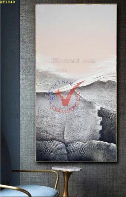 File gốc File tranh hiện đại Sơn Dầu AT1940 (cho in 3D) độc đáo