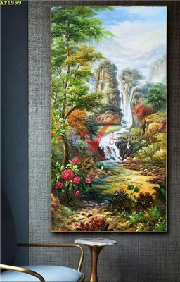 File in mica File tranh hiện đại Sơn Dầu AT1999 (bản gốc) sắc sảo