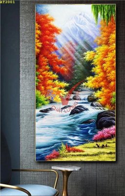 Tải về hình ảnh gốc File tranh hiện đại Sơn Dầu AT2001 sắc nét