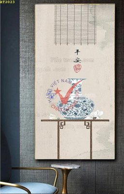 Download file File tranh hiện đại Sơn Dầu AT2023 (chuẩn in) chất lượng cao