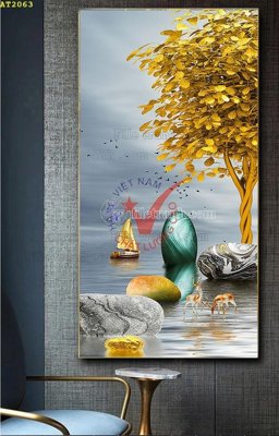 Download file gốc File tranh hiện đại Sơn Dầu AT2063 (dùng cho in ấn)