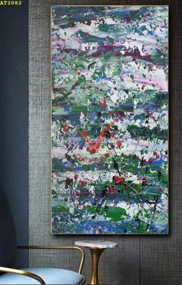 File gốc in ấn File tranh hiện đại Sơn Dầu AT2082 chất lượng vượt trội