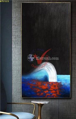 File in ấn chuyên nghiệp File tranh hiện đại Sơn Dầu AT2121 (file gốc)