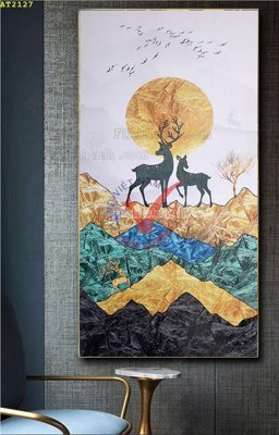 File gốc File tranh hiện đại Sơn Dầu AT2127 (in ấn) không giới hạn