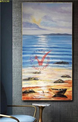 File gốc File tranh hiện đại Sơn Dầu AT2130 (in tráng gương) sang trọng